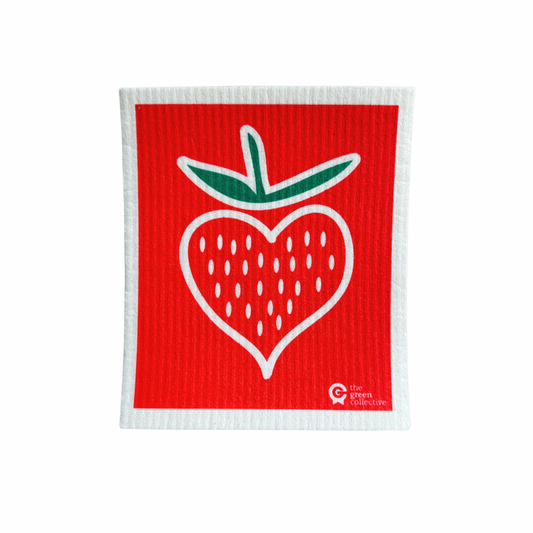 Swedish Dishcloth SPRUCE - Strawberry