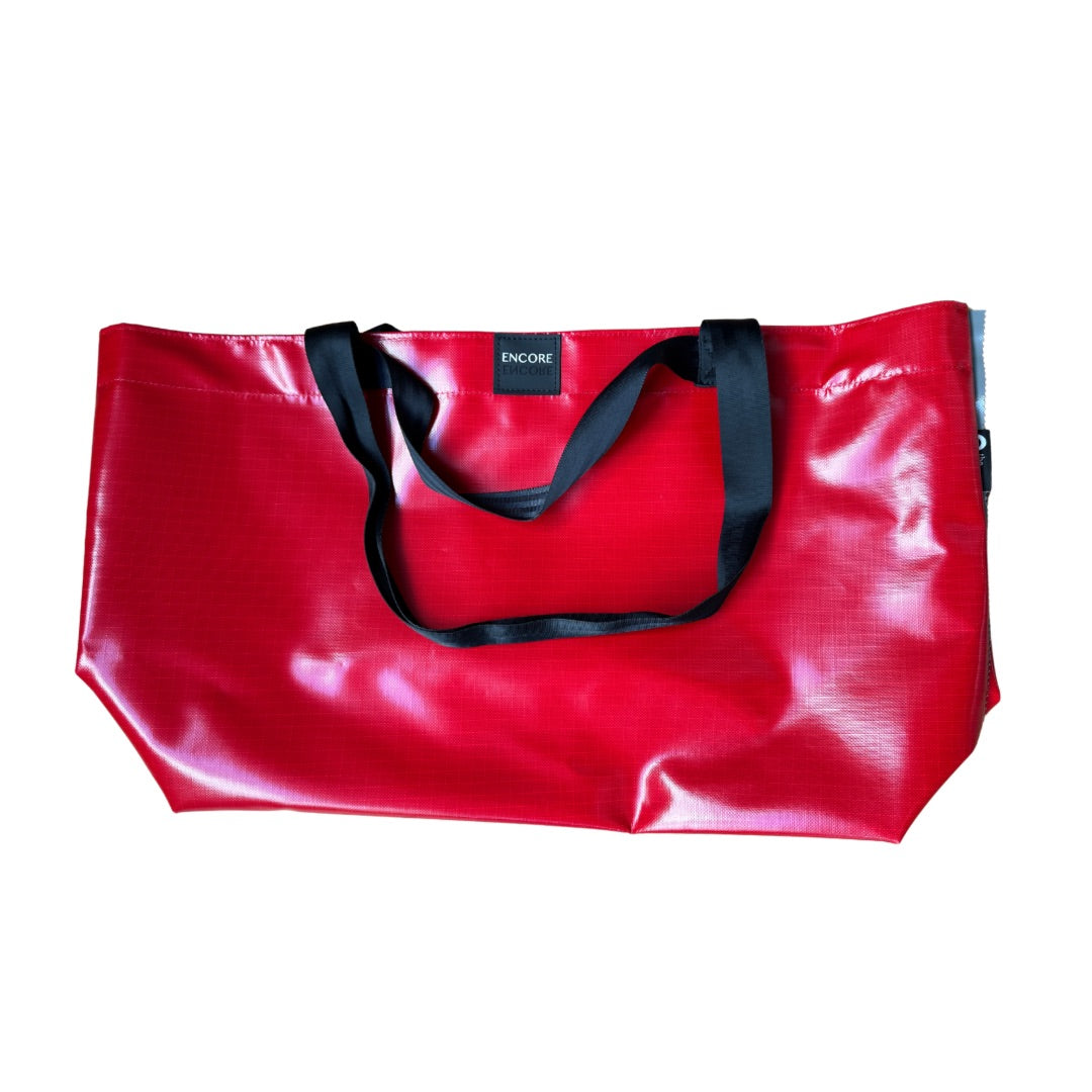 ENCORE Bag - Large red with blue trim